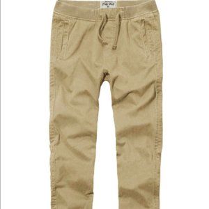 Brand New Mens Slim Fit Low-rise Sporty On-trend Twill Joggers Pants Beige 40021